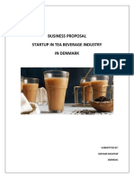 Business Proposal Startup in Tea Beverage Industry in Denmark