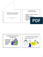 Mantenimiento de La Seguridad Industrial y Salud Ocupacional