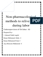 Non-Pharmalogical Methods To Relive Pain During Labor-1