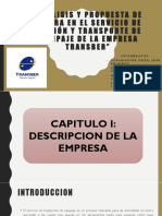 Análisis y Propuesta de Mejora en El Servicio de Gestión y Transporte de Equipaje de La Empresa Transber