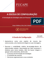 A ESCOLA DE ESTRATÉGIA DA CONFIGURAÇÃO  