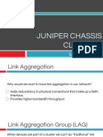 Juniper Chassis Clusters: Link Aggregation