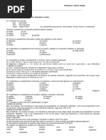 Td de Português 7º