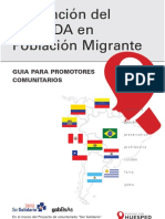 Prevención del VIH/SIDA en Población Migrante GUIA PARA PROMOTORES COMUNITARIOS