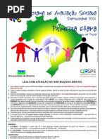 Literatura - Caderno de Prova UnB  CESPE – PAS