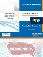 Liderazgo, Negociación y Cambio JBM Diciembre 2017 PDF