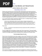 (TRASLAPES) Interdependence, Specialization, and National Security.pdf