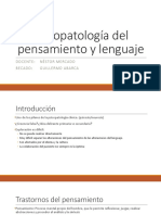 Psicopatología Del Pensamiento y Lenguaje Guillermo Abarca