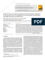 Probing Advanced Melting and Adsorption Phenomena