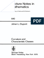 Dupont J. L. - Curvature and Characteristic Classes PDF