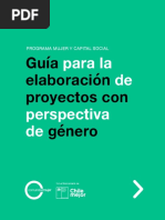 Guia Elaboración Proyectos Con Perspectiva de Genero