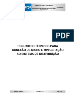 Requisitos Técnicos para Conexão de Micro e Minigeração Ao Sistema de Distribuição PDF