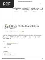 How To Check FC-HBA Connectivity To SAN Fabric - PDF