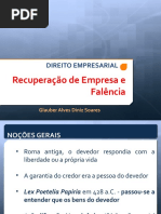 NOVO Aula 7 - Recuperação de Empresa e Falência