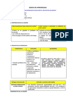 SESION 2 MATEMATICA Resolvemos Problemas de Igualacion de Presupuestos Saludables