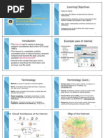 Learning Objectives: Introduction To Internet and World Wide Web