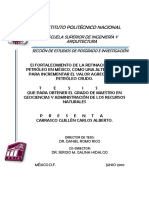 El fortalecimiento de la refinación del petróleo en México, como una alternativa para incrementar el valor agregado al petróleo crudo..pdf