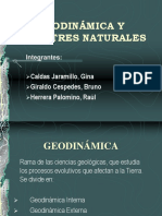 Geodinámica y Desastres Naturales