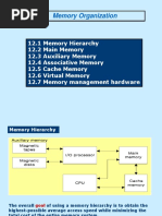 Memory Organization