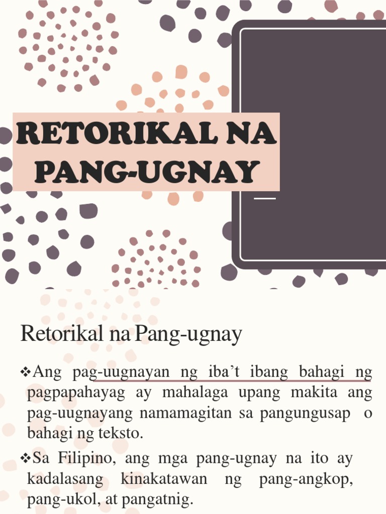 Ano Ang Kahulugan Ng Retorikal Na Pang Ugnay | kahugans