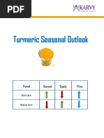 Karvys Report On Turmeric