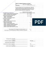 Cspu 620 Log of Hours Ehs - Summary Sheet