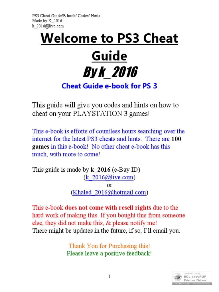 Ps3 Cheat Cheating In Video Games Play Station 3