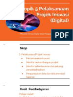 Topik 5 Pelaksanaan Projek Inovasi