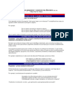 7 Pasos para Preparar y Ensayar Un Discurso