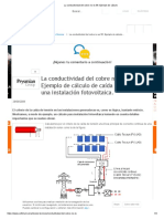 La Conductividad Del Cobre No Es 56. Ejemplo de Cálculo PDF