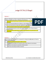 Corrigé CCNA 2 Chap1 PDF