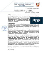 Resolución de Alcaldia # Chupamarca Saneamiento-1