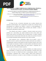 Aula Pratica de Morfologia e Histologia Vegetal