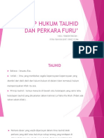 Prinsip Hukum Tauhid Dan Perkara Furu'