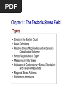 Chapter 1: The Tectonic Stress Field: Topics