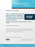 Cifuentes - IAP y Sistematización