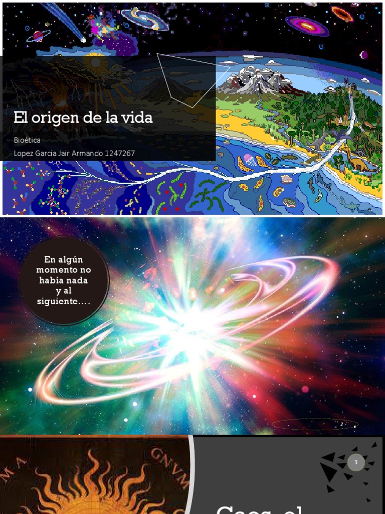 1 El Origen de La Vida | PDF | Abiogénesis | Organismos