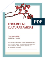 Feria de Las Culturas Amigas Plantilla 1