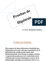 Pruebas de Hipótesis