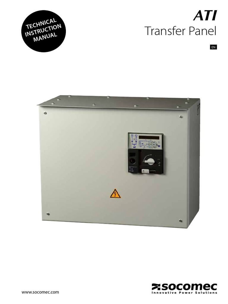 ATI Technical Manual PDF | PDF | Switch | Mains Electricity