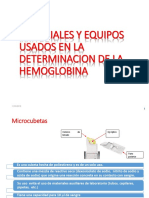 Procedimiento para Determinar La Hemoglobina