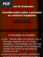 A Psicologia No Hospital