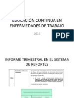 Educación Continua en Enfermedades de Trabajo