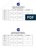 Rancangan Pengajaran Mingguan MINGGU 1 (19-23 Februari 2018)