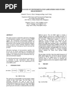 Alternative Topologies of Instrumentation Amplifiers Used in Emg Measurement (01 - 0304 - 03)