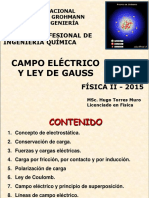 Campo Eléctrico y Ley de Gauss PDF