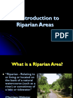 Introduction to Riparian Areas