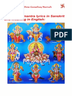 Navgrah Mantra (Nine Planet Mantra) in Sanskrit Language With English Meaning