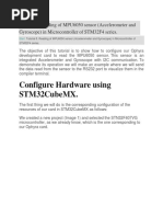 Configure Hardware Using Stm32Cubemx