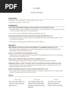 Full Stack Resume